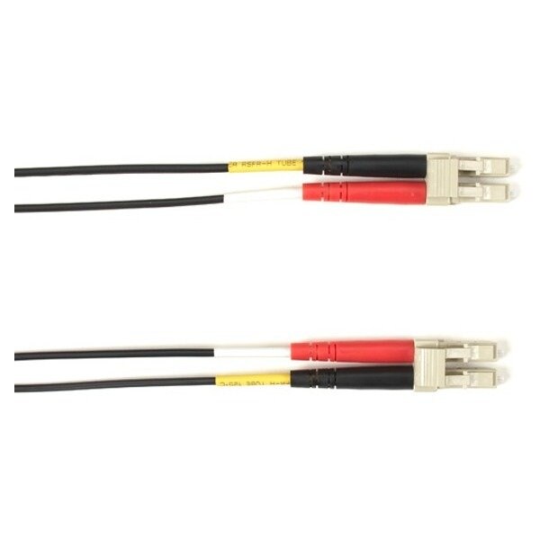 Black Box Os2 9-Micron Single-Mode Fiber Optic Patch Cable - Lszh, Lc-Lc, FOLZHSM-001M-LCLC-BK - main
